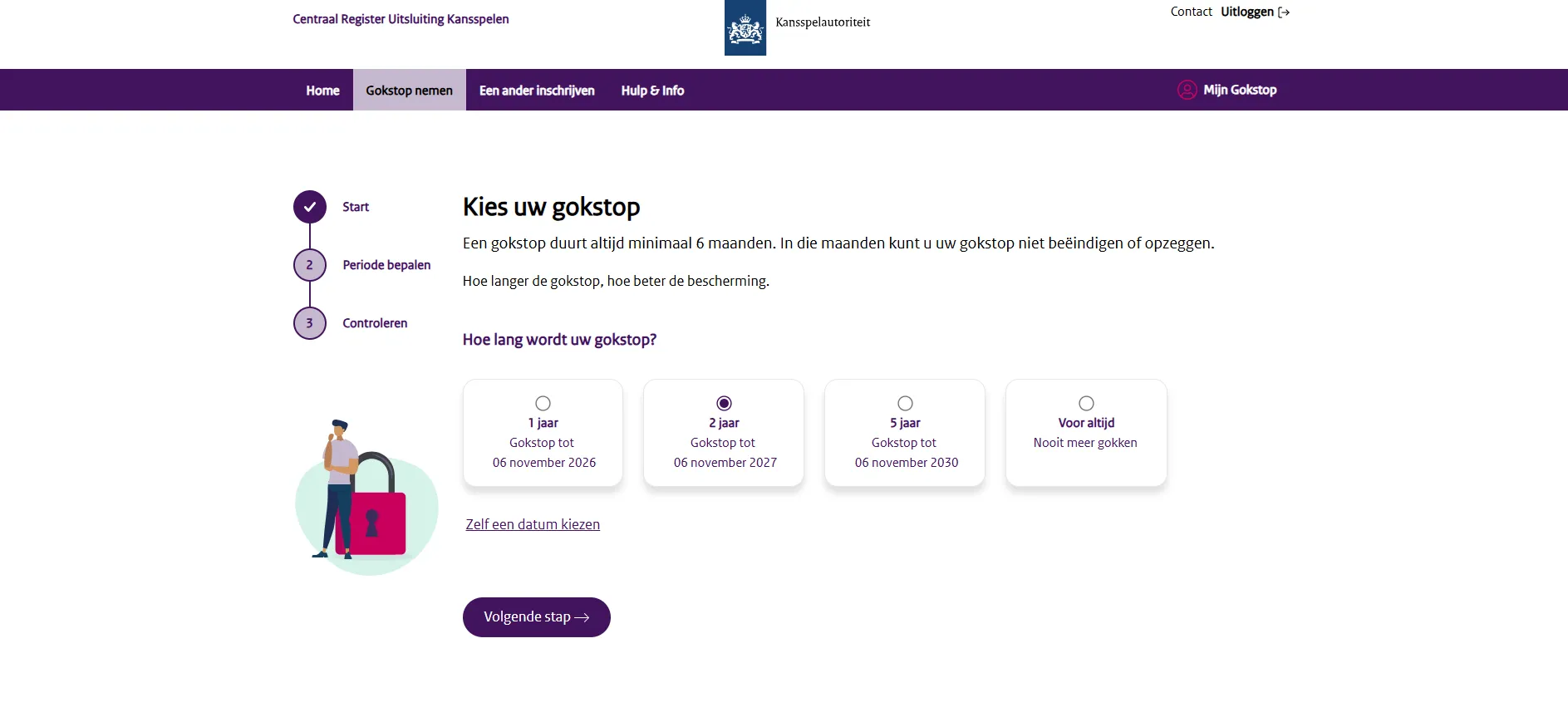 jezelf uitsluiten met CRUKS 4