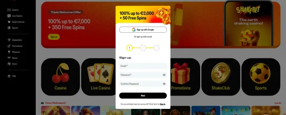 shakebet-signup